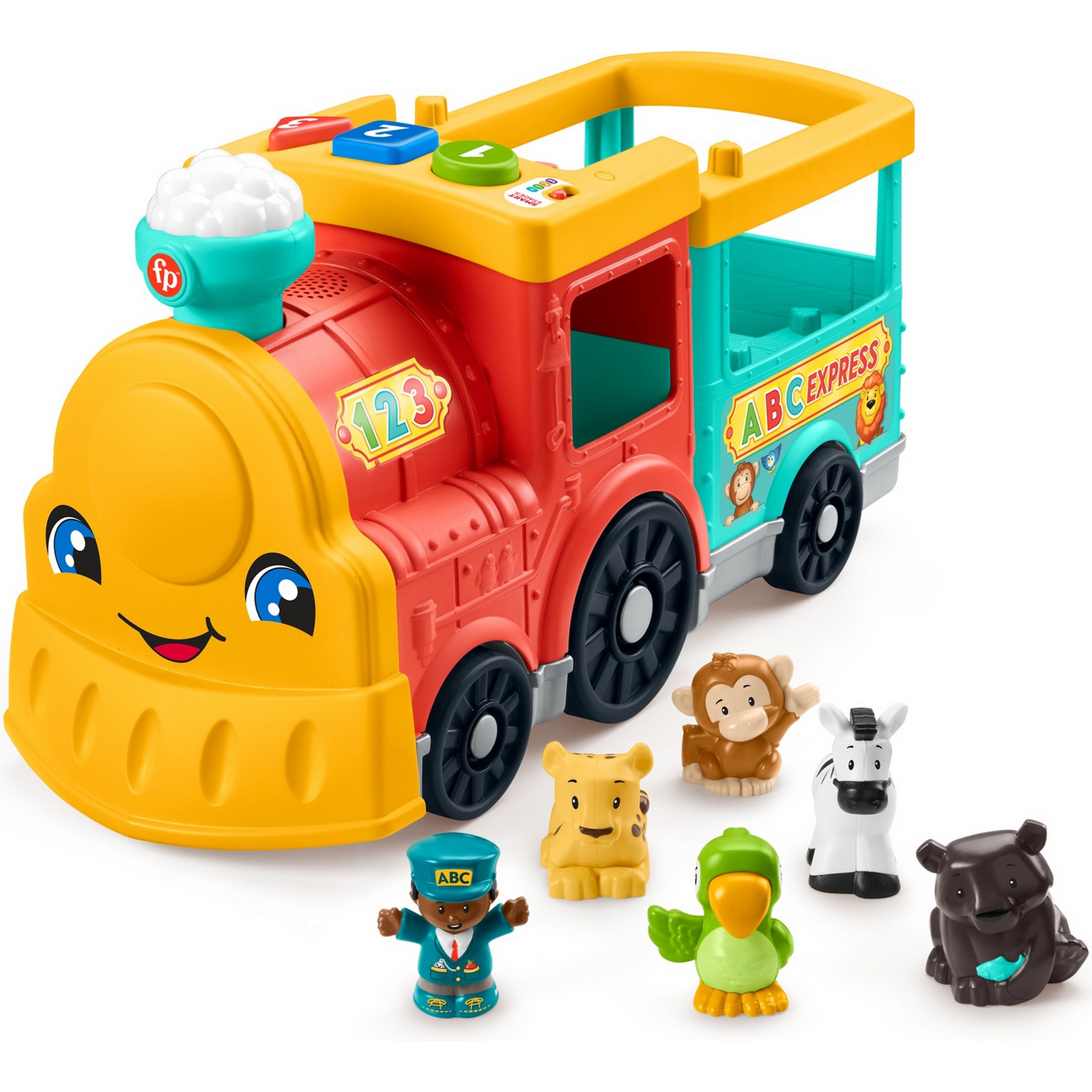 Игрушка Fisher Price Little People АБВ-экспресс с животными HHH21 купить по  цене 1999 ₽ в интернет-магазине Детский мир