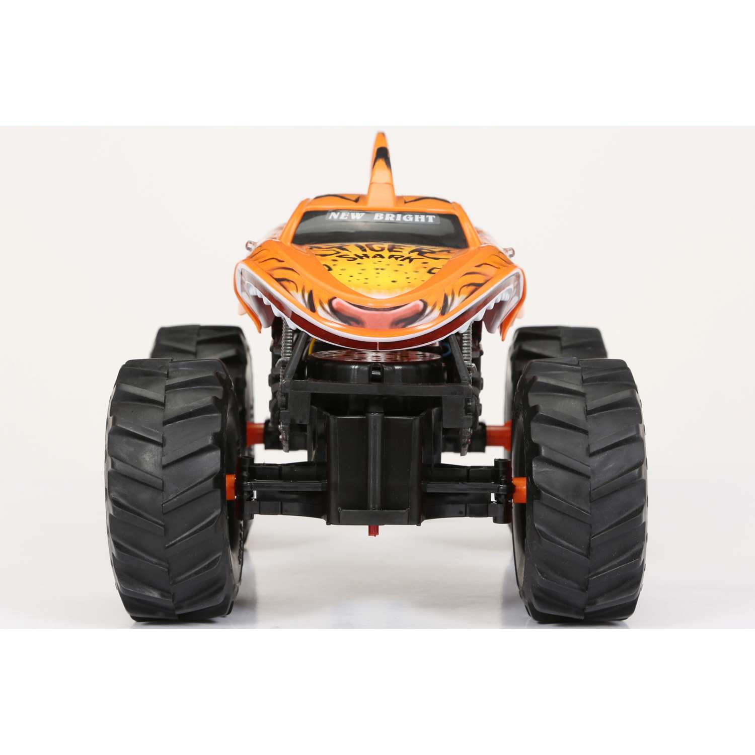 Машина Hot Wheels РУ 1:14 Tiger Shark Monster Truck Оранжевая 61460U - фото 3