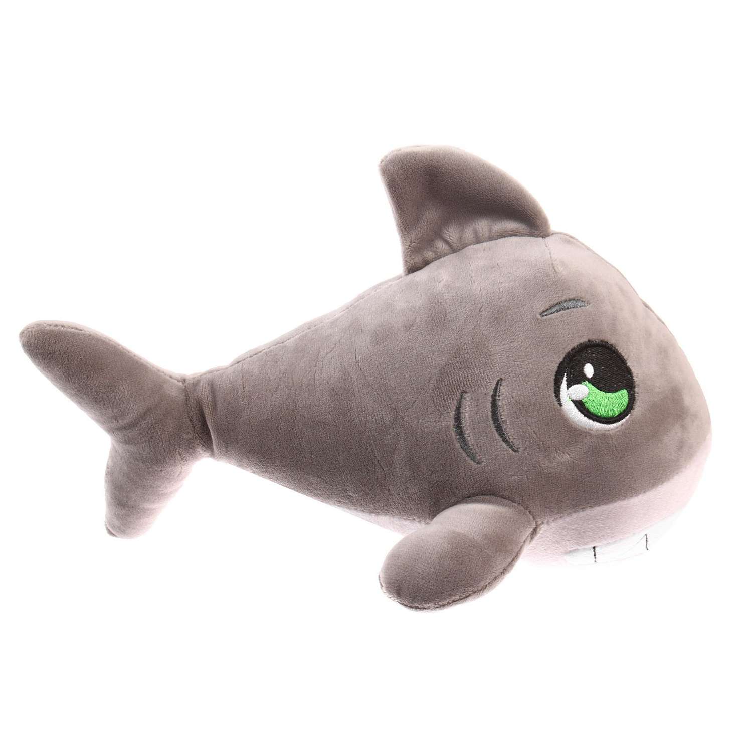Мягкая игрушка Milo Toys «Акула» цвет серый - фото 3