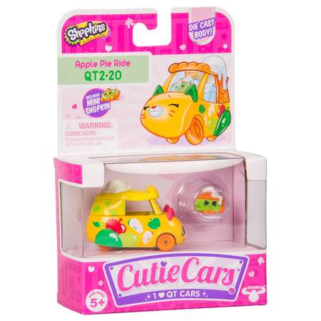 Машинка Cutie Cars с мини-фигуркой Shopkins S3 Яблочный Пирог