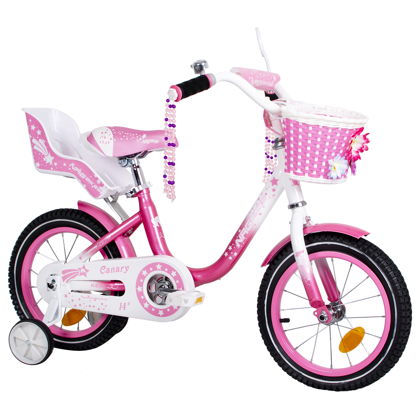 Велосипед NRG BIKES CANARY 14 pink-white - фото 10