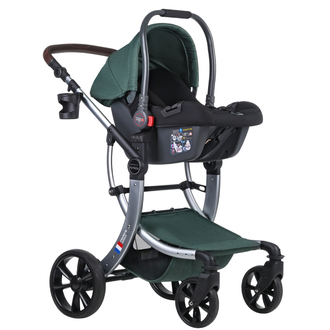 Автолюлька к коляске Aimile Farfello KS-2150/a evergreen - фото 7