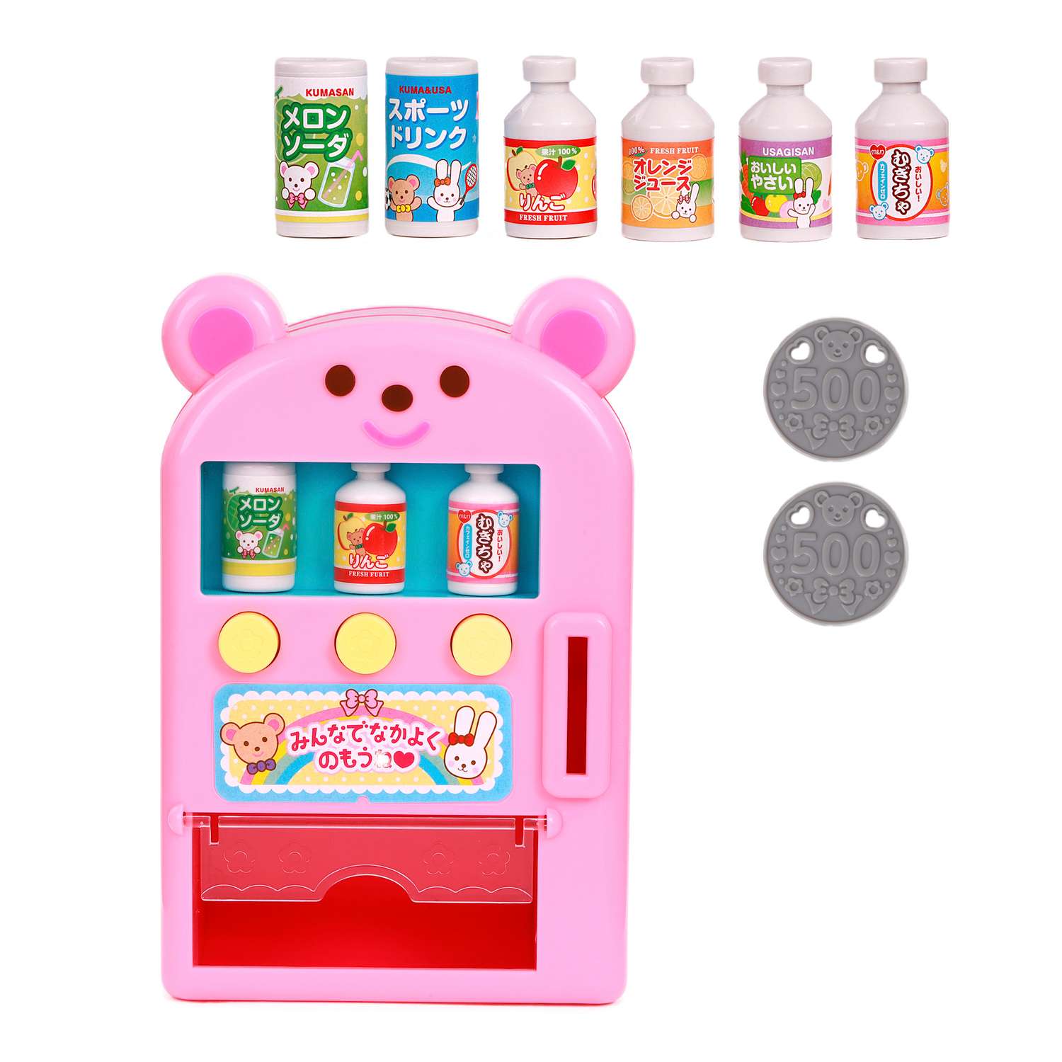 Игровой набор Kawaii Mell Торговый автомат Медвежонок для куклы Мелл с аксессуарами 18Х11Х75 см - фото 1