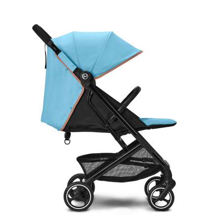 Коляская детская Cybex Beezy Beach Blue с дождевиком и бампером