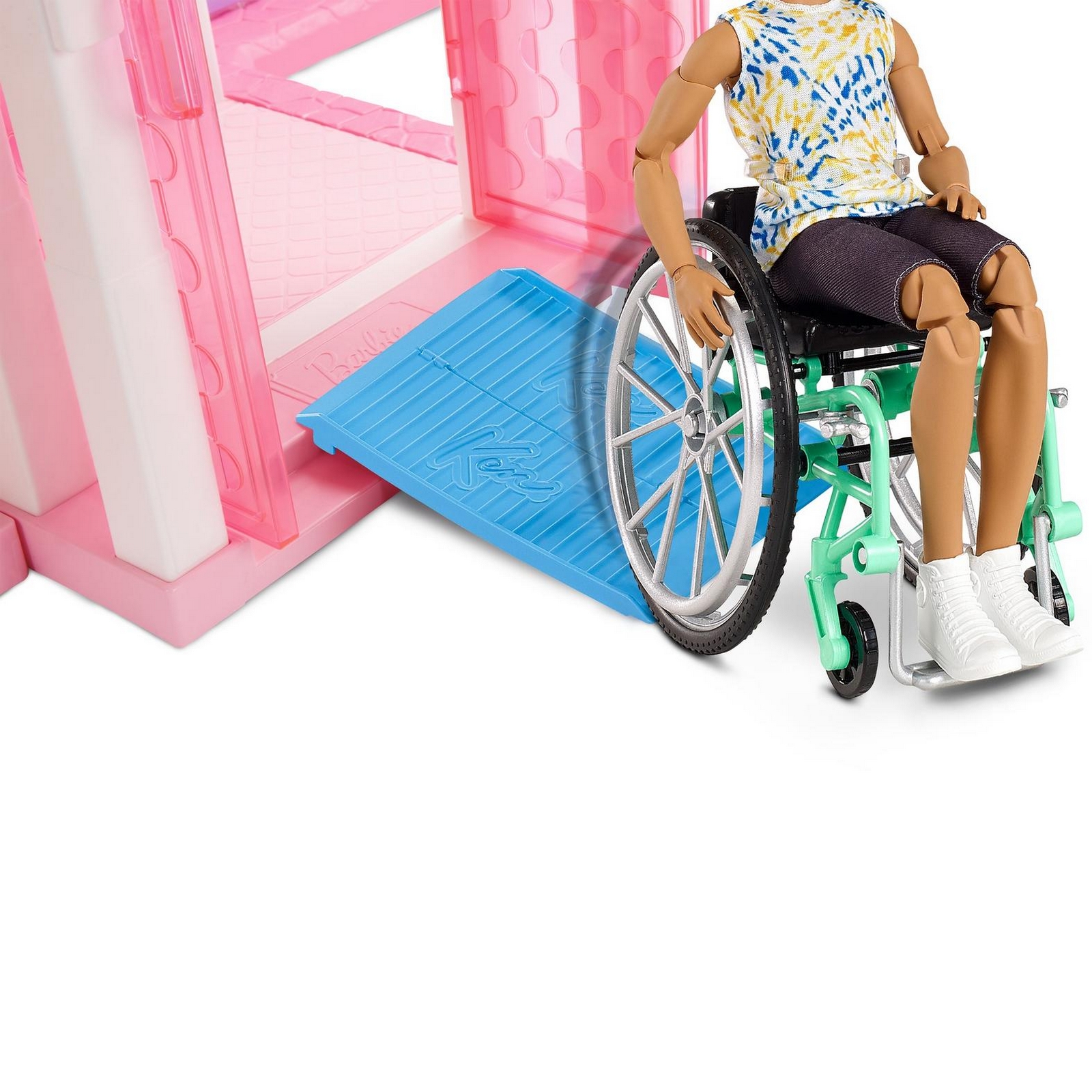 Кукла Barbie Игра с модой Кен в инвалидном кресле GWX93 GWX93 - фото 6