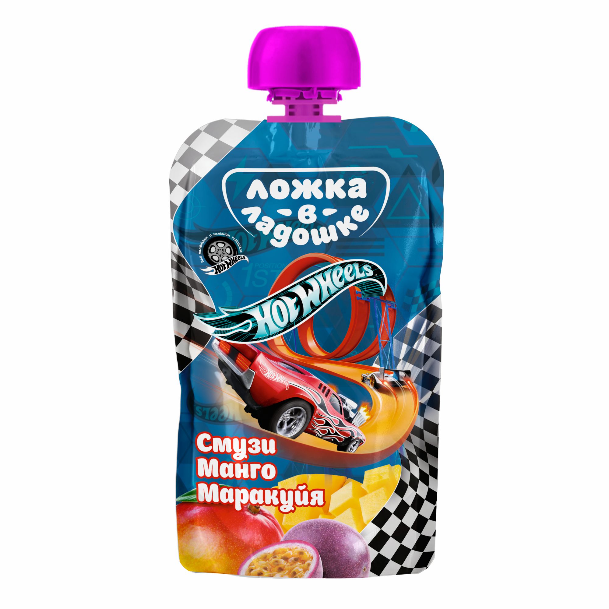 Смузи Ложка в ладошке Hot Wheels манго-маракуйя 115г с 9месяцев в ассортименте - фото 7