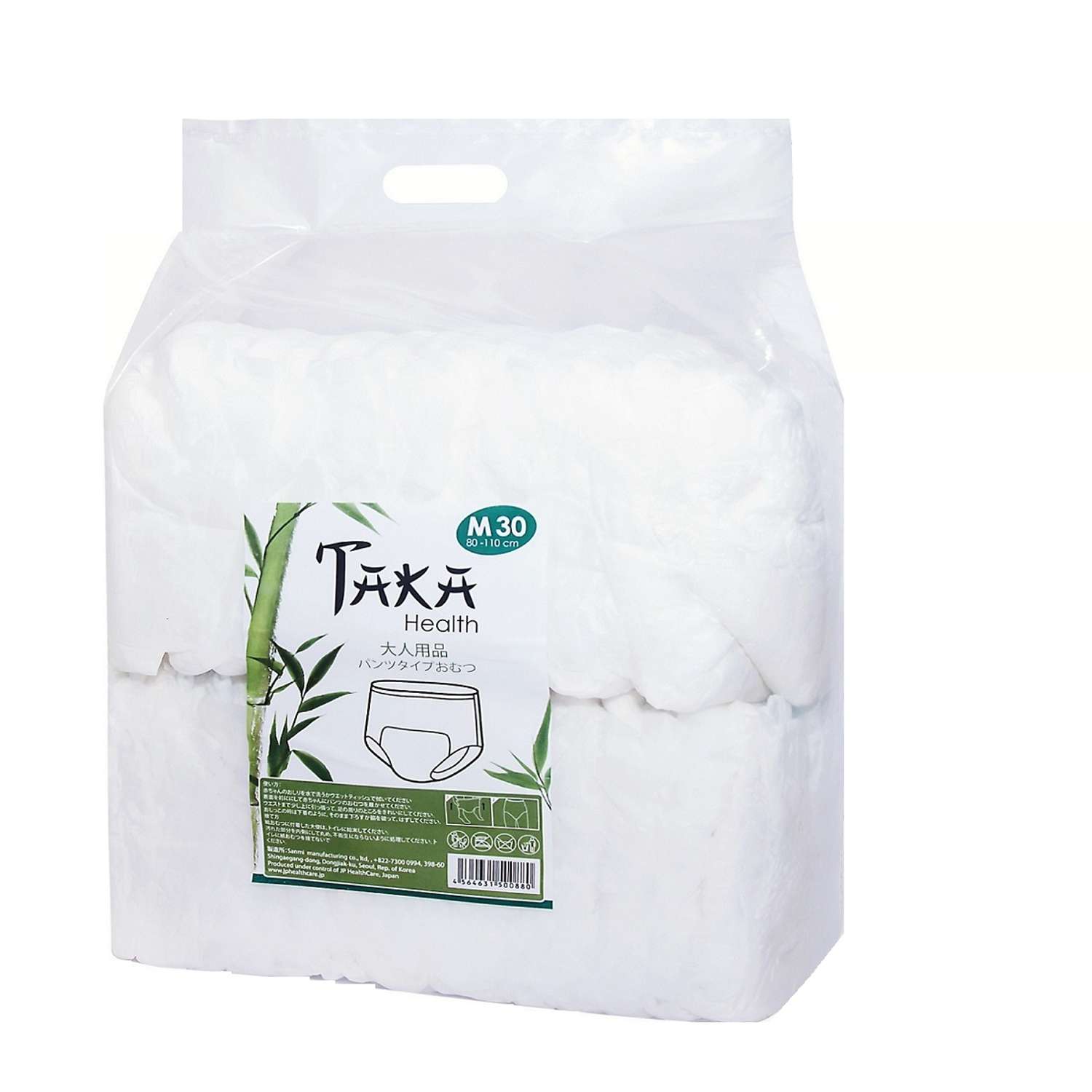 Подгузники-трусики TAKA Health Для взрослых M 80-110 см 30 шт - фото 1