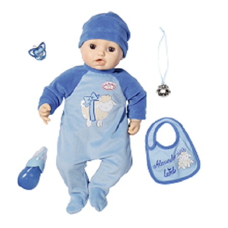 Игрушка Zapf Creation Baby Annabell мальчик многофункциональная