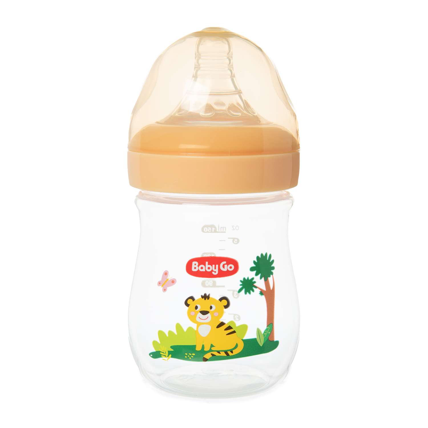 Бутылка BabyGo 150мл Yellow - фото 1