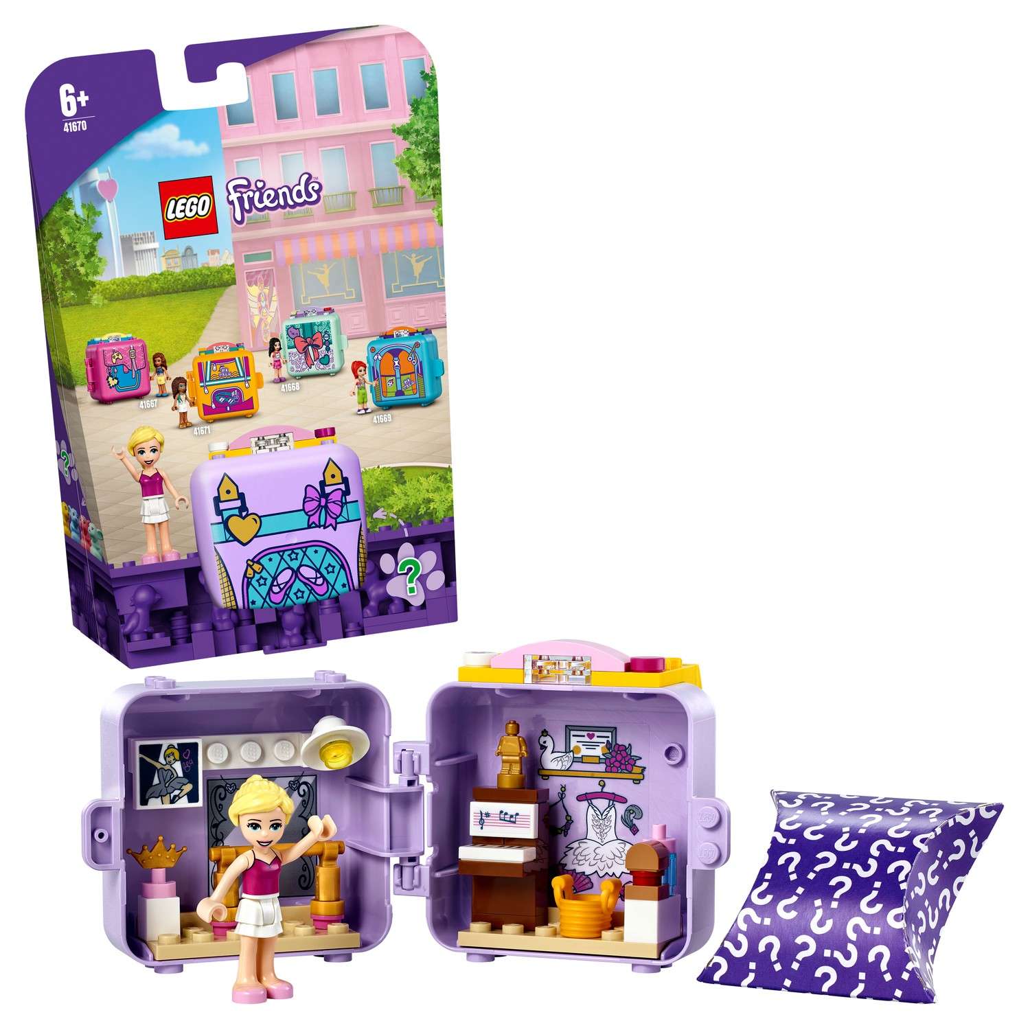 Конструктор LEGO Friends Кьюб для балета Стефани 41670 - фото 1