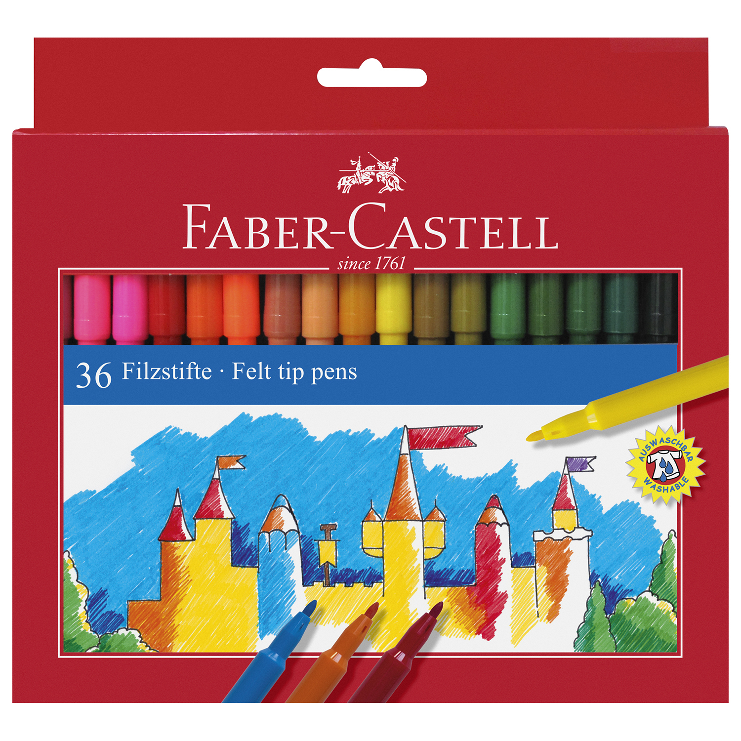Фломастеры Faber Castell Замок 36 цветов 459813 - фото 1