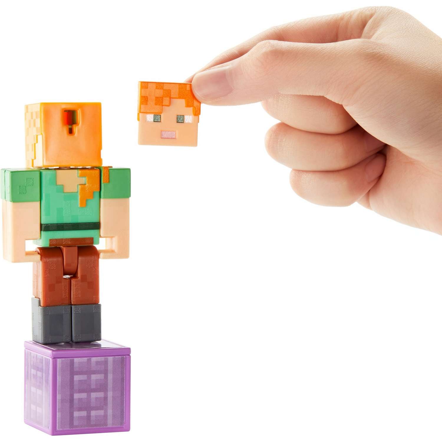Фигурка Minecraft Алекс с элитрами с аксессуарами GCC26 - фото 7