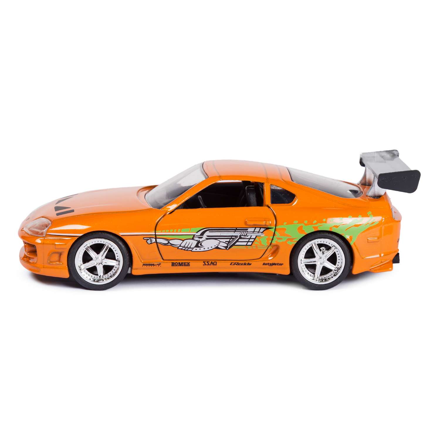 Машинка Fast and Furious Die-cast Toyota Supra 1:32 металл 24037 - фото 2