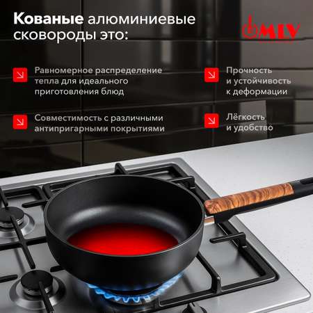 Сковорода глубокая с крышкой Moulin Villa Blackwood 26 см