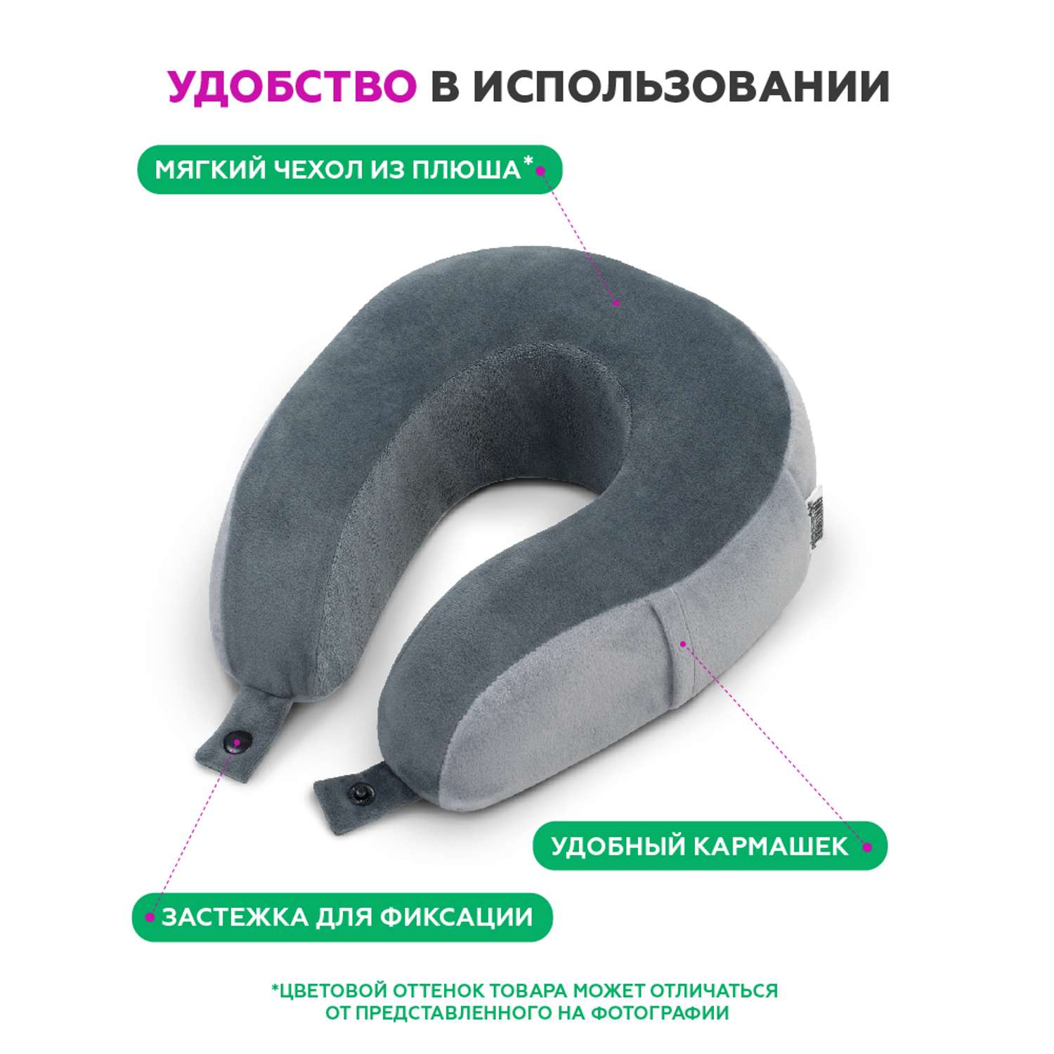 Ортопедическая подушка Innomat для путешествий Добрая Маша Travelneck - фото 4