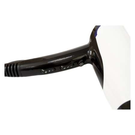 Фен для волос NATIONAL electronic corp с турмалиновой ионизацией черный/белый