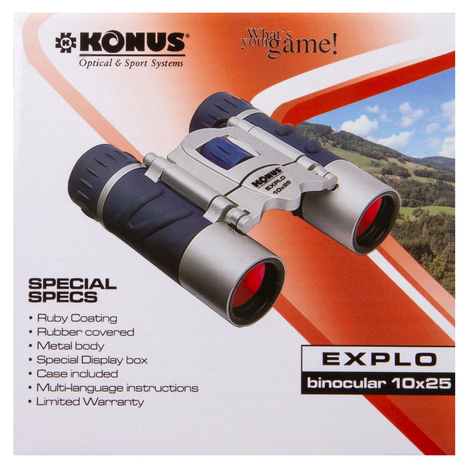 Бинокль Konus Explo 10x25 - фото 12