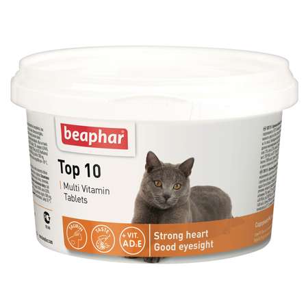 Витамины для кошек Beaphar Тop 10 180таблеток