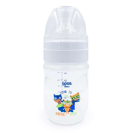 Бутылочка WeeBaby Classic Plus Коты с широким горлышком 150мл 135