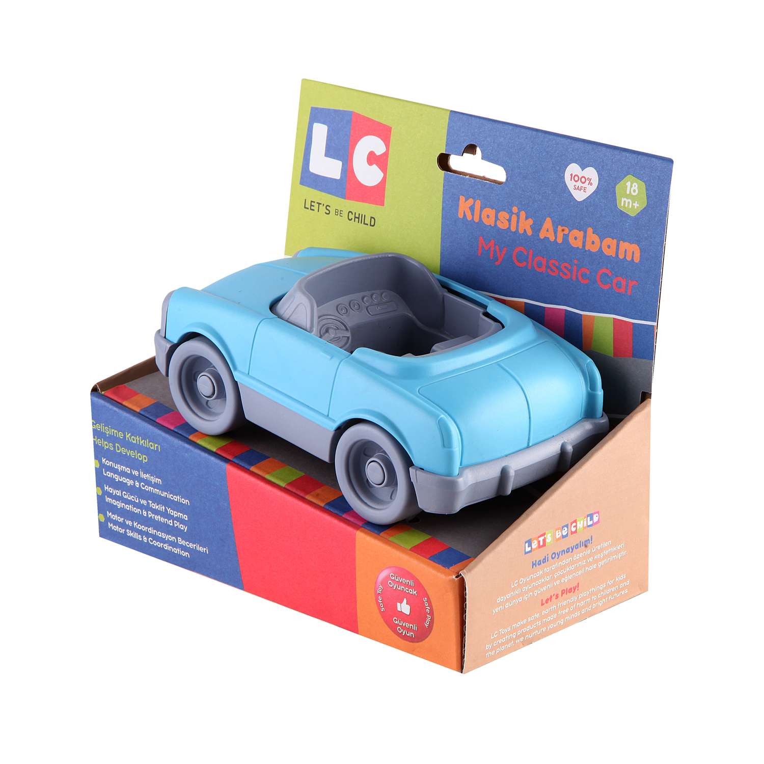 Классический автомобиль Let s Be Child Машинка цвет голубой LC-30780-GO - фото 3