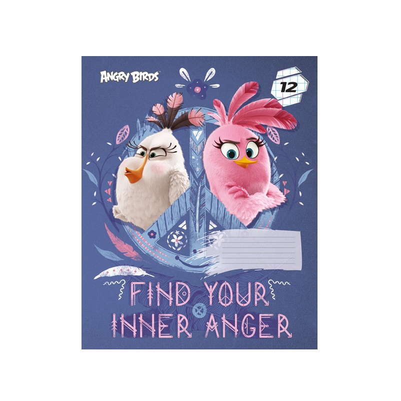 Тетрадь 12л Академия Холдинг клетка ANGRY BIRDS - фото 3