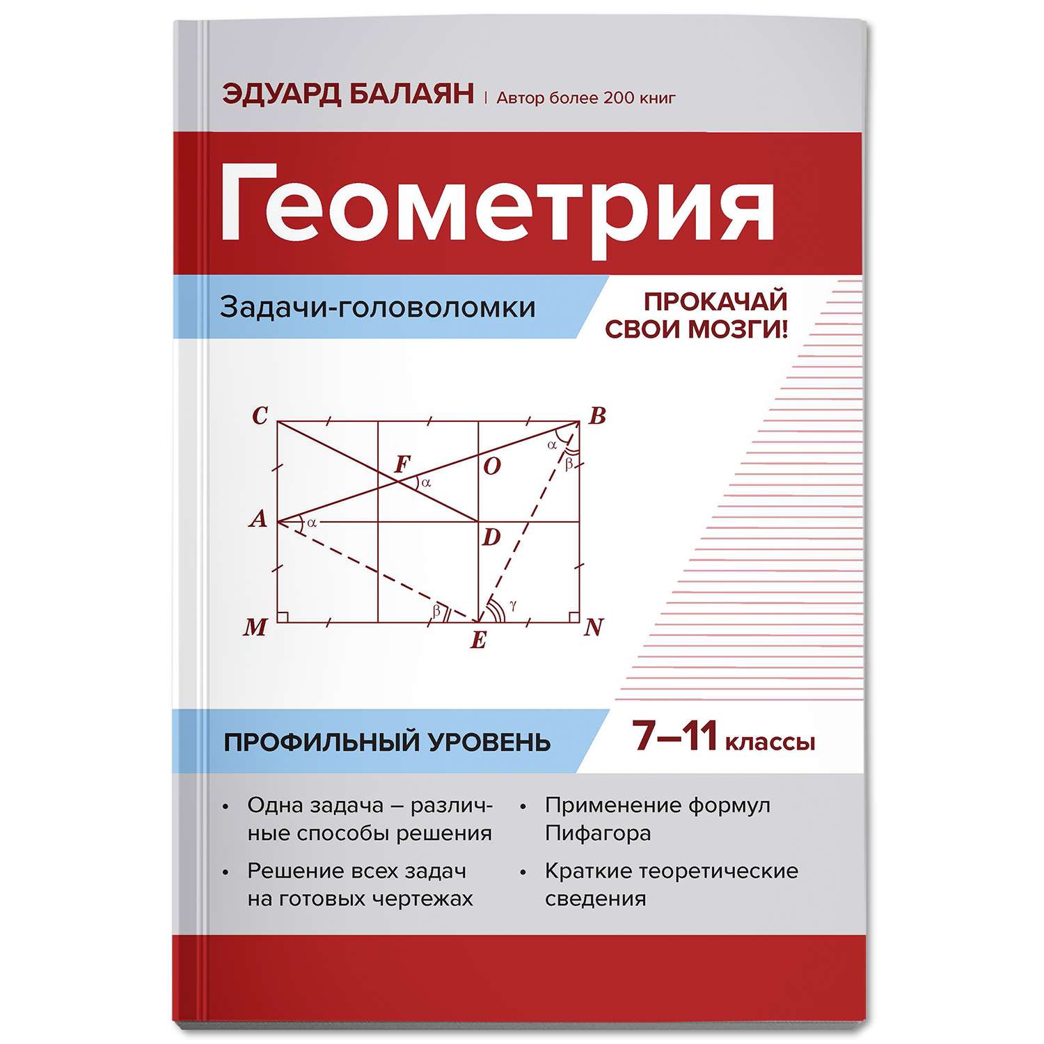 Книга ТД Феникс Геометрия. Задачи-головоломки. 7-11 класс профильный уровень. ЕГЭ ОГЭ математика 2024 - фото 2