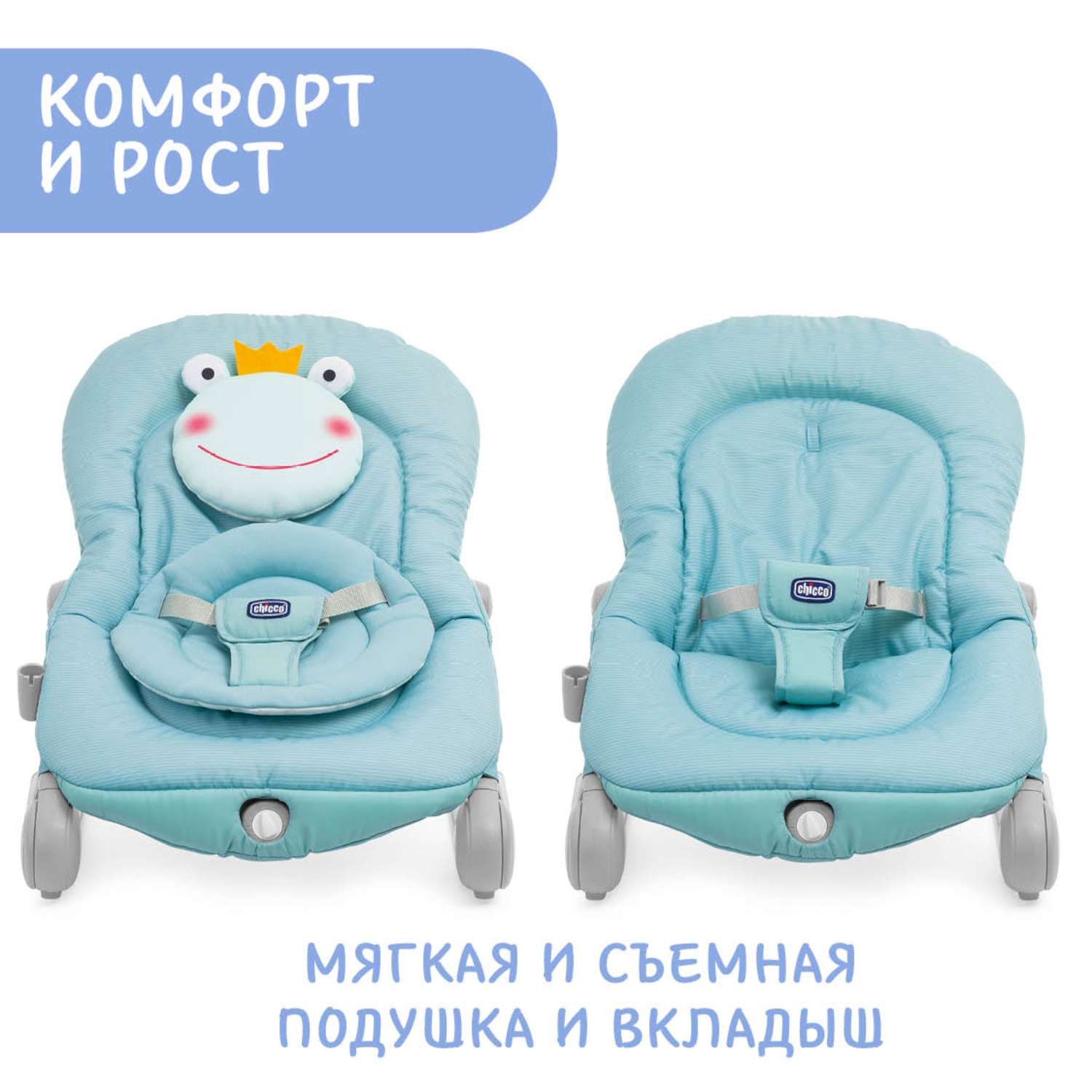 Кресло-качалка Chicco Balloon Froggy 05079652600000 - фото 9