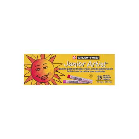 Набор масляной пастели Sakura Cray-Pas Junior Artist 25 цветов в картонной упаковке