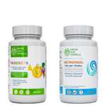 Набор Green Leaf Formula Пробиотики для детей и Метионин витамины для беременных и кормящих 120 капсул