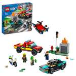 Конструктор LEGO City Fire Rescue and Police Chase блочный