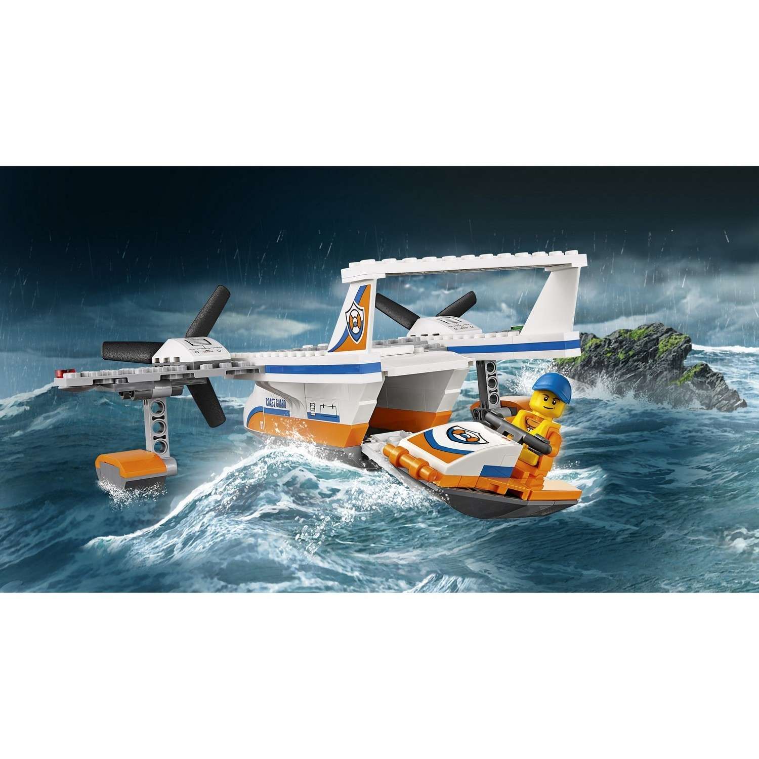 Конструктор LEGO City Coast Guard Спасательный самолет береговой охраны (60164) - фото 8