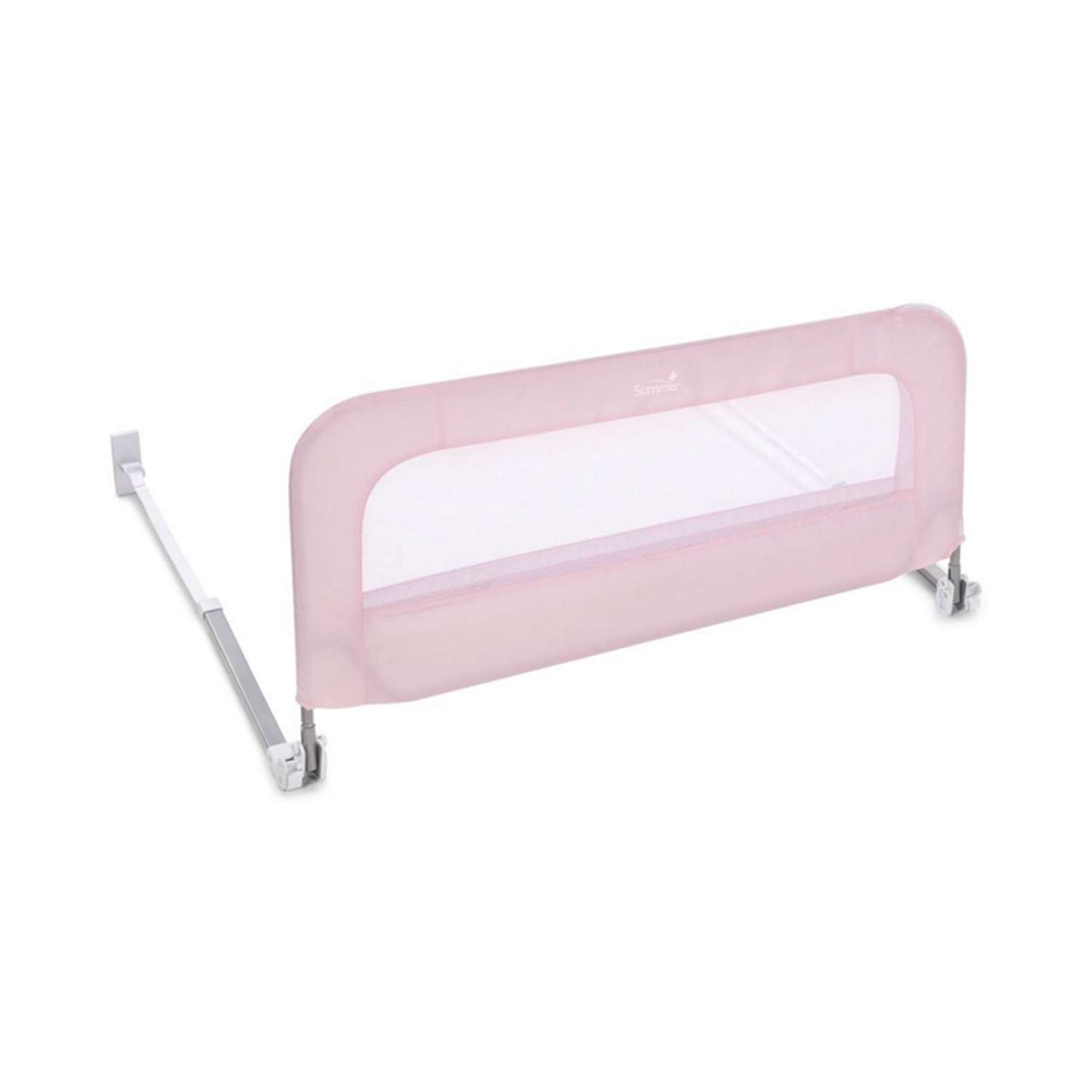Универсальный ограничитель для кровати Summer Infant Single Fold Bedrail Розовый - фото 1