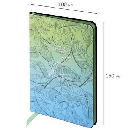 Блокнот Brauberg Малый Формат А6 Monstera 80 листов