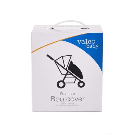 Накидка на ножки Valco baby Boot Cover Snap, Snap 4 / Coal Black