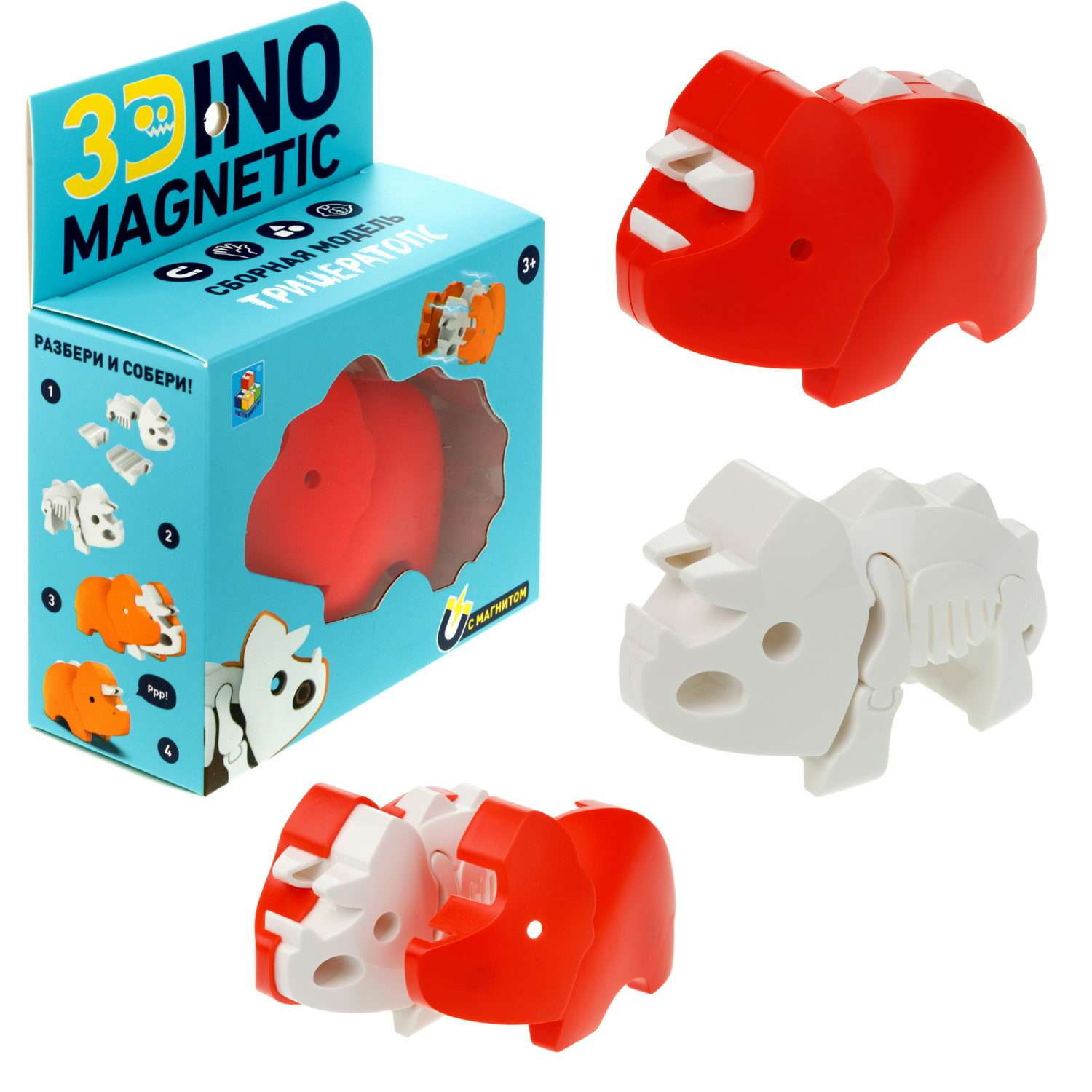 Игрушка с магнитами 1toy Животные Т23869 - фото 60