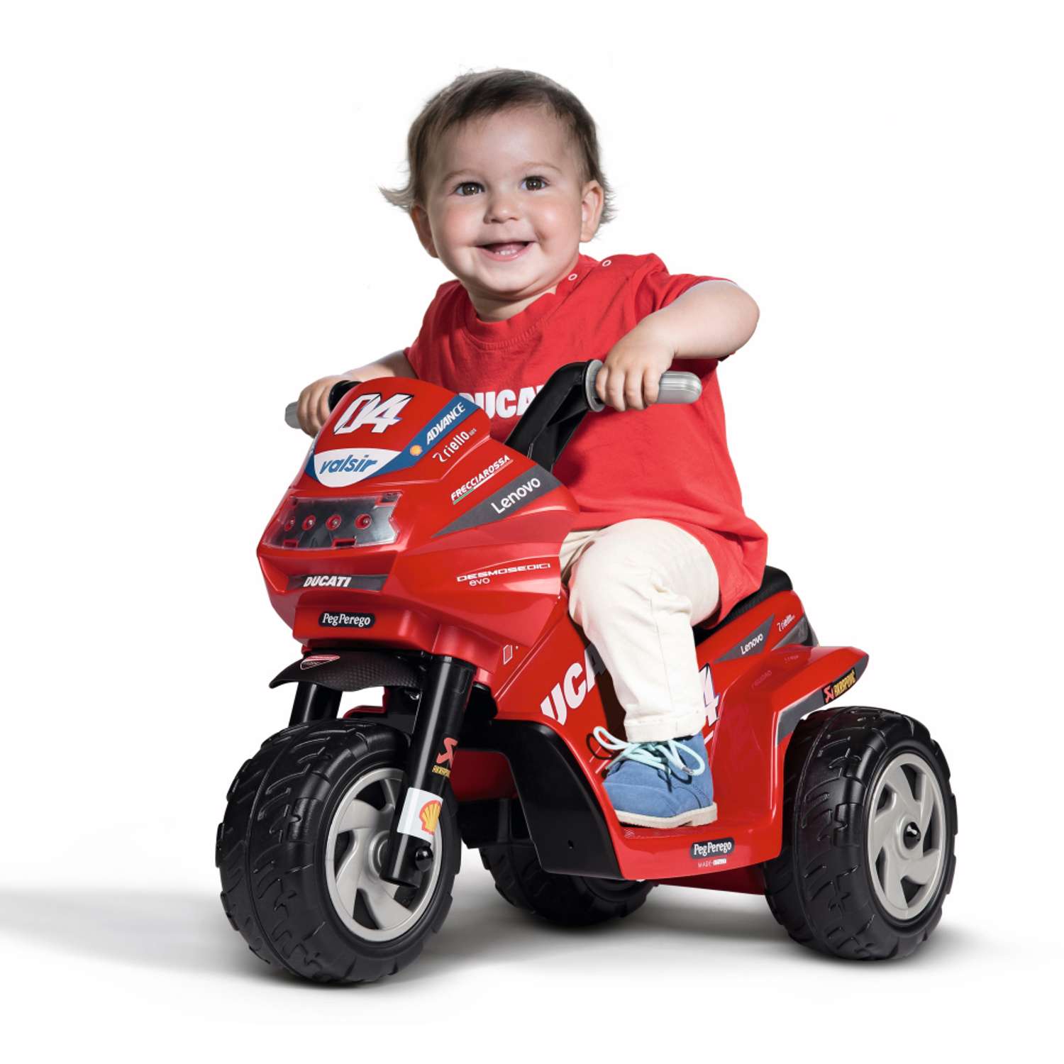 Детский электромотоцикл PEG PEREGO Ducati Mini EVO - фото 2