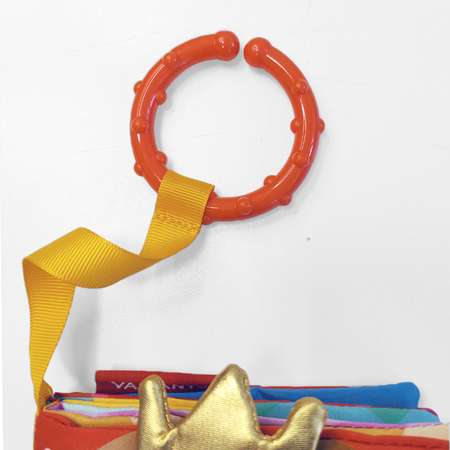 Книжка-игрушка VALIANT для малышей «Цирк» с прорезывателем и подвесом