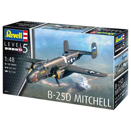 Сборная модель Revell Американский бомбардировщик B-25D Митчелл Revell