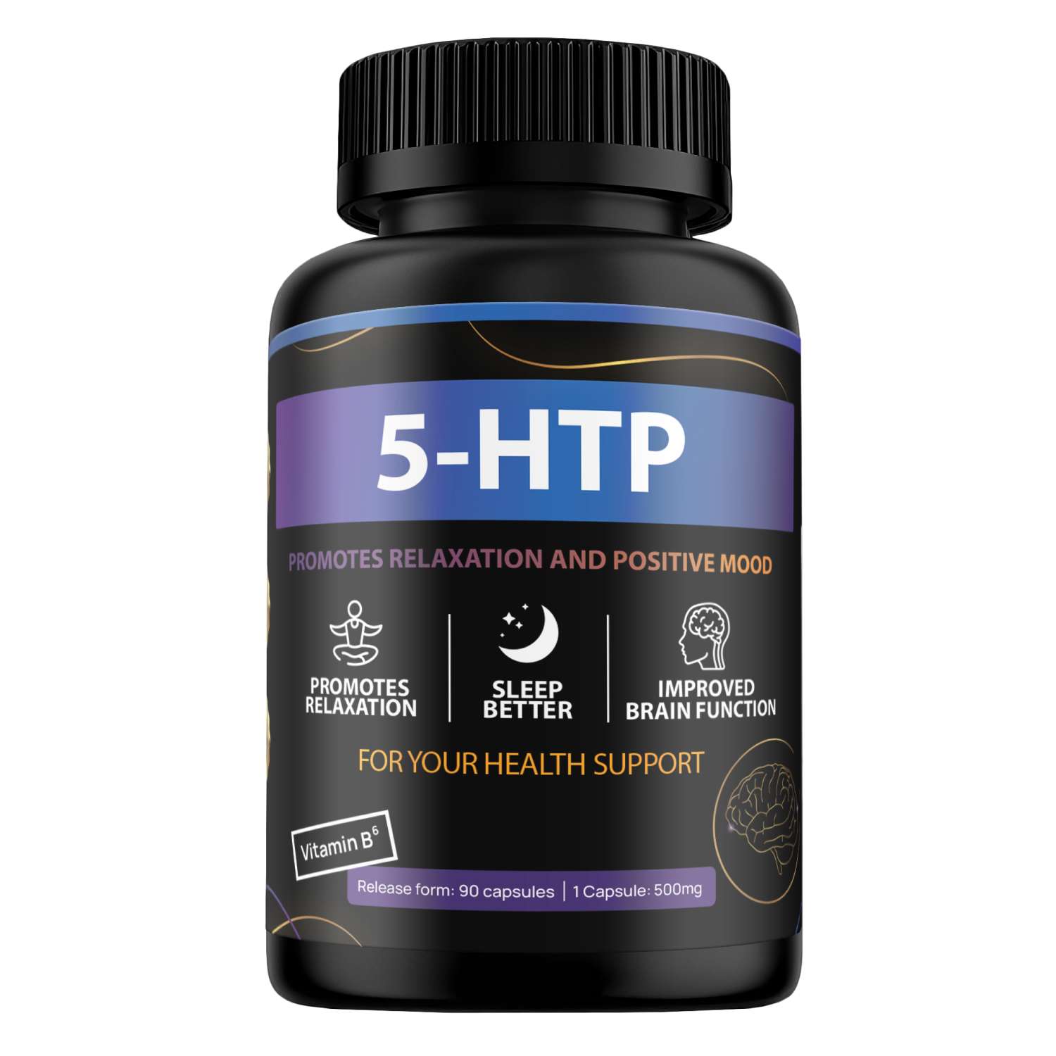 5HTP триптофан в капсулах FIT AND JOY успокоительные для сна от стресса - фото 6