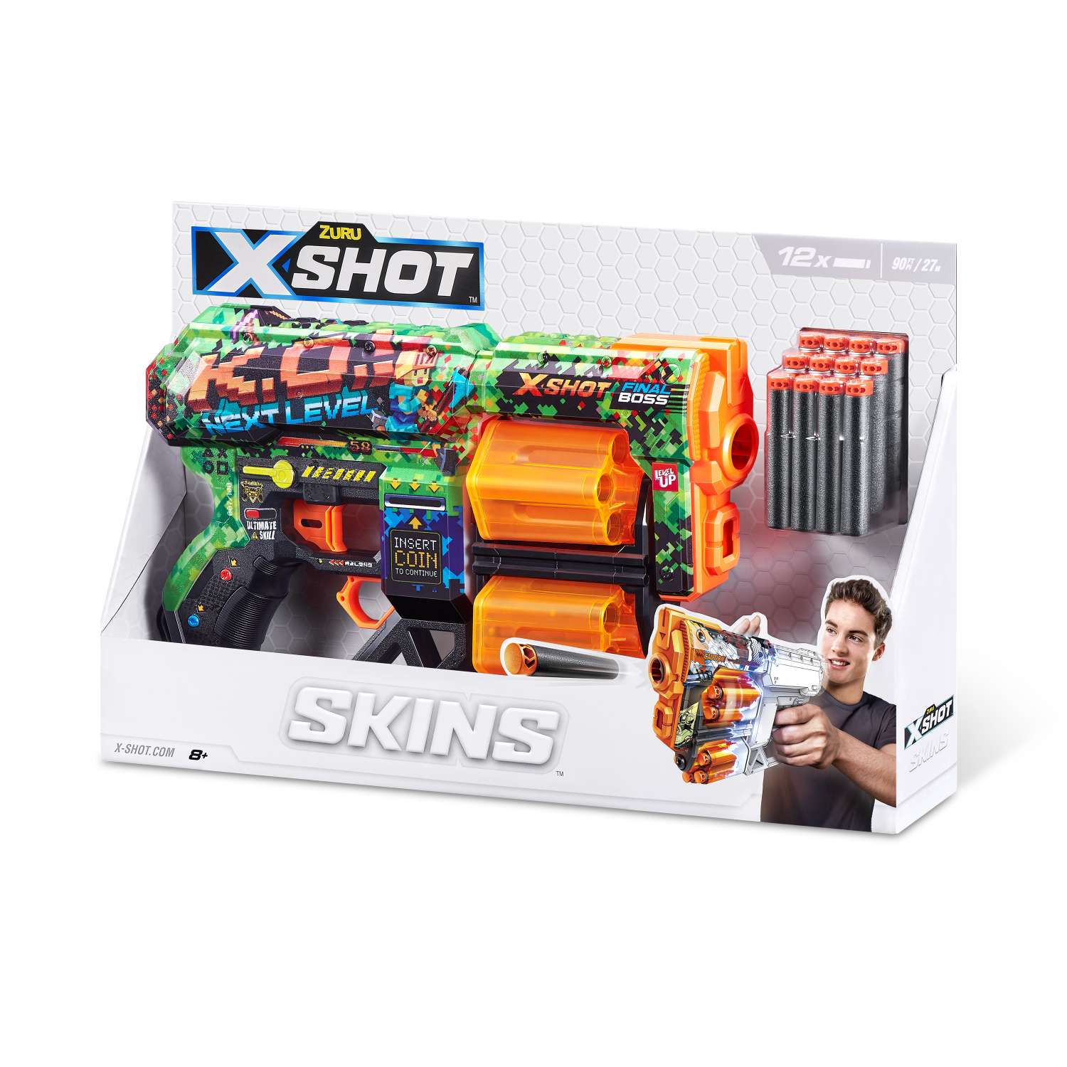 Набор для стрельбы X-SHOT  Скинс дред 36517B - фото 19