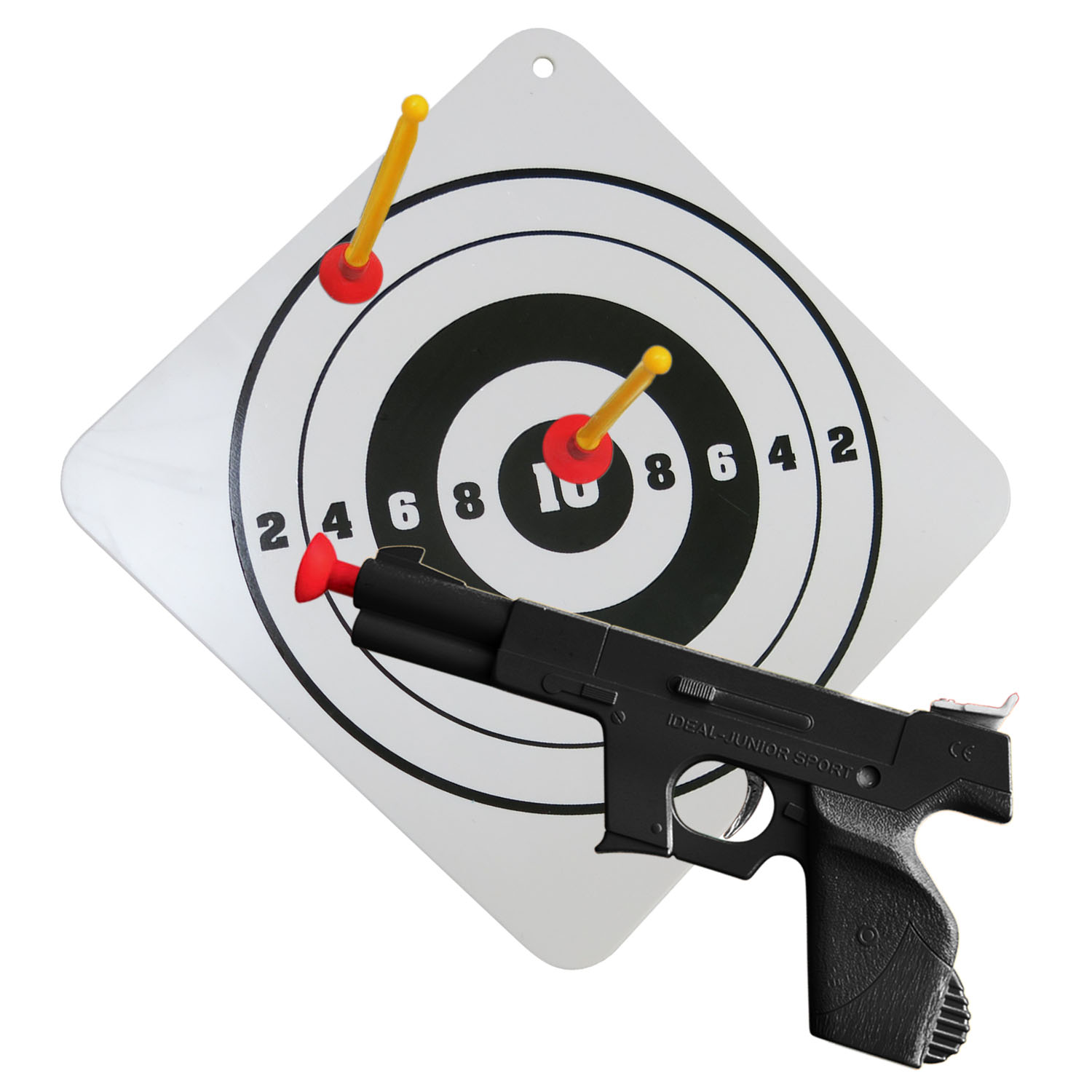 Игрушка Bauer Полиция Пистолет с мишенью со стрелами на присосках 730 - фото 1
