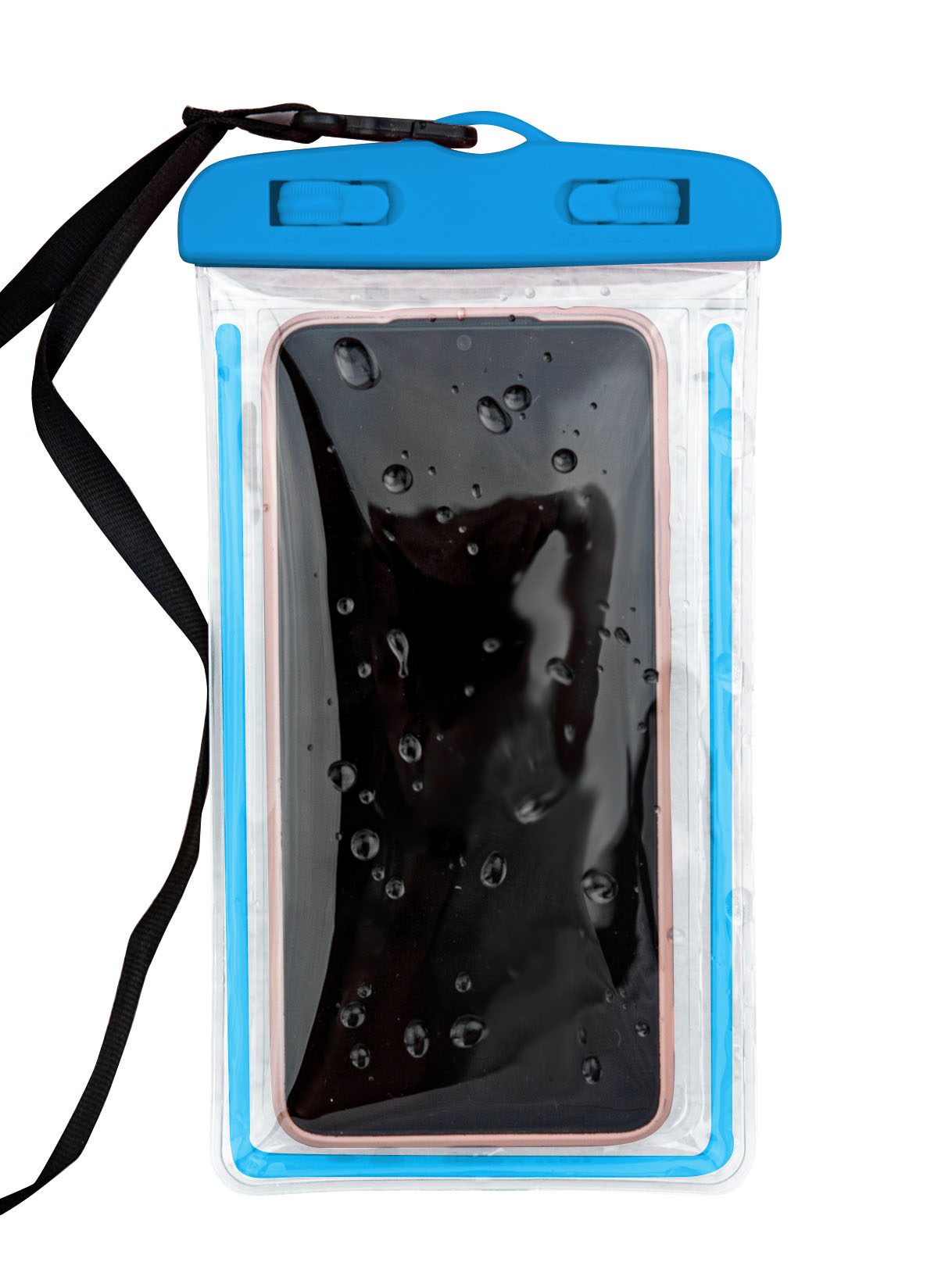 Чехол Good Sale Водонепроницаемый для телефона голубой 17.5х10.5 см - фото 2