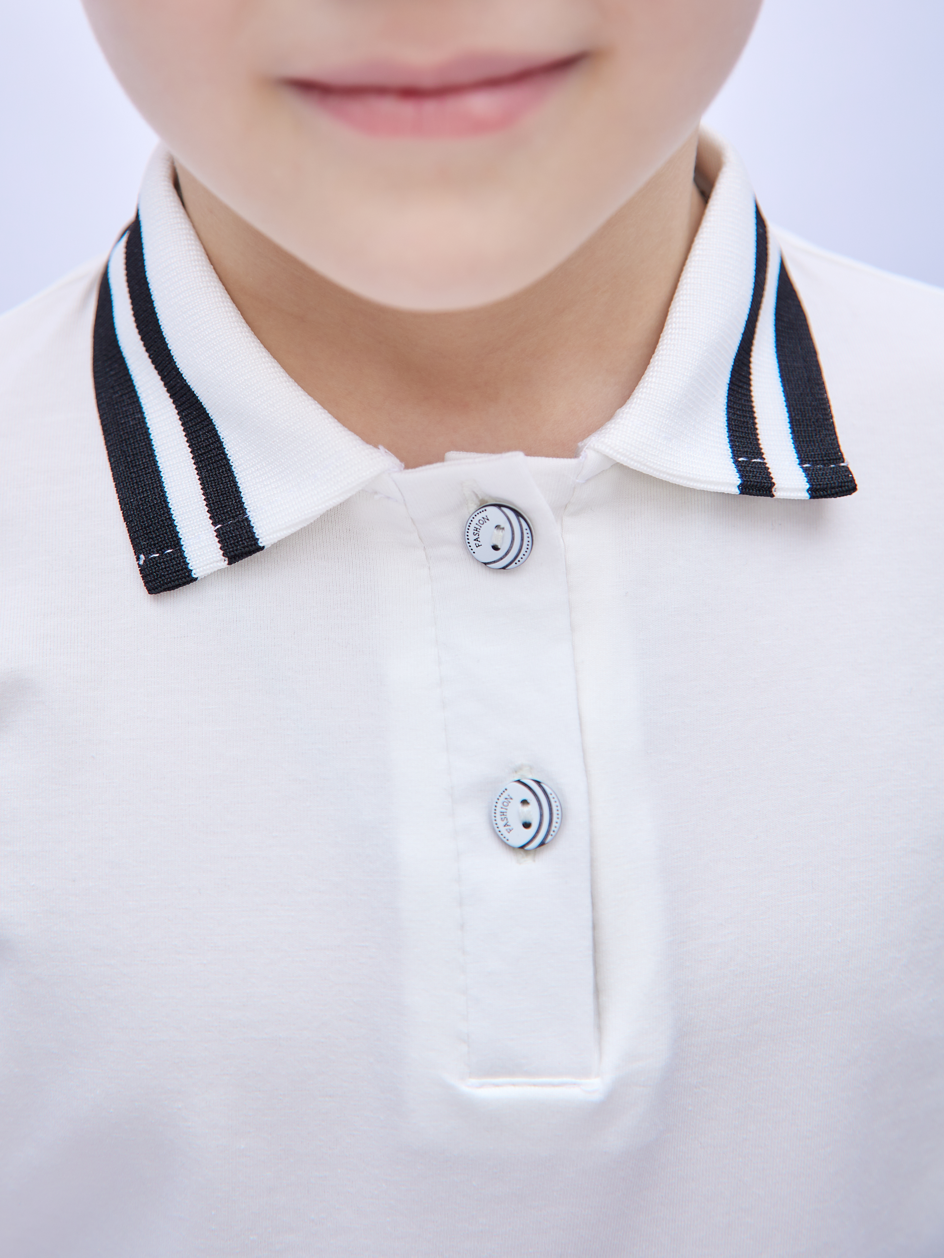 Рубашка Mil Art kids 1902201525POLO-BOY-WHITE - фото 6