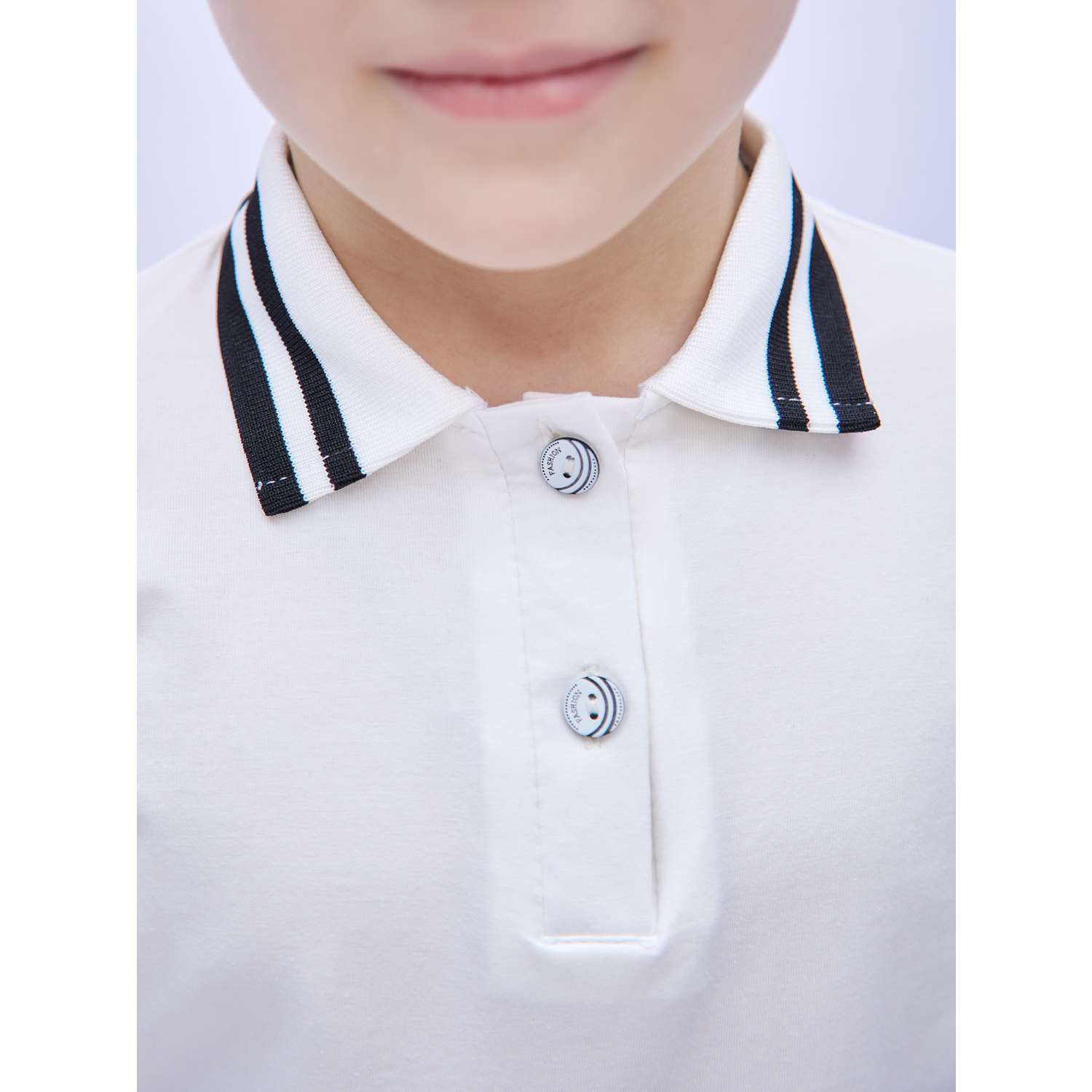 Рубашка Mil Art kids 1902201525POLO-BOY-WHITE - фото 6