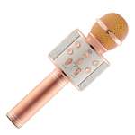 Микрофон CASTLELADY для караоке беспроводной Розовый