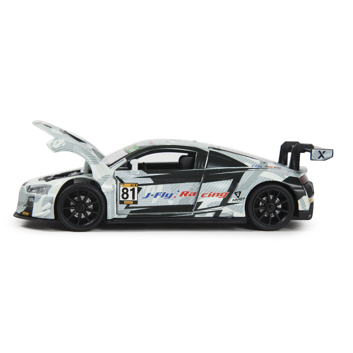 Автомобиль Mobicaro Audi R8 LMS 2015 DTM 1:32 инерционный 664992(L) - фото 3