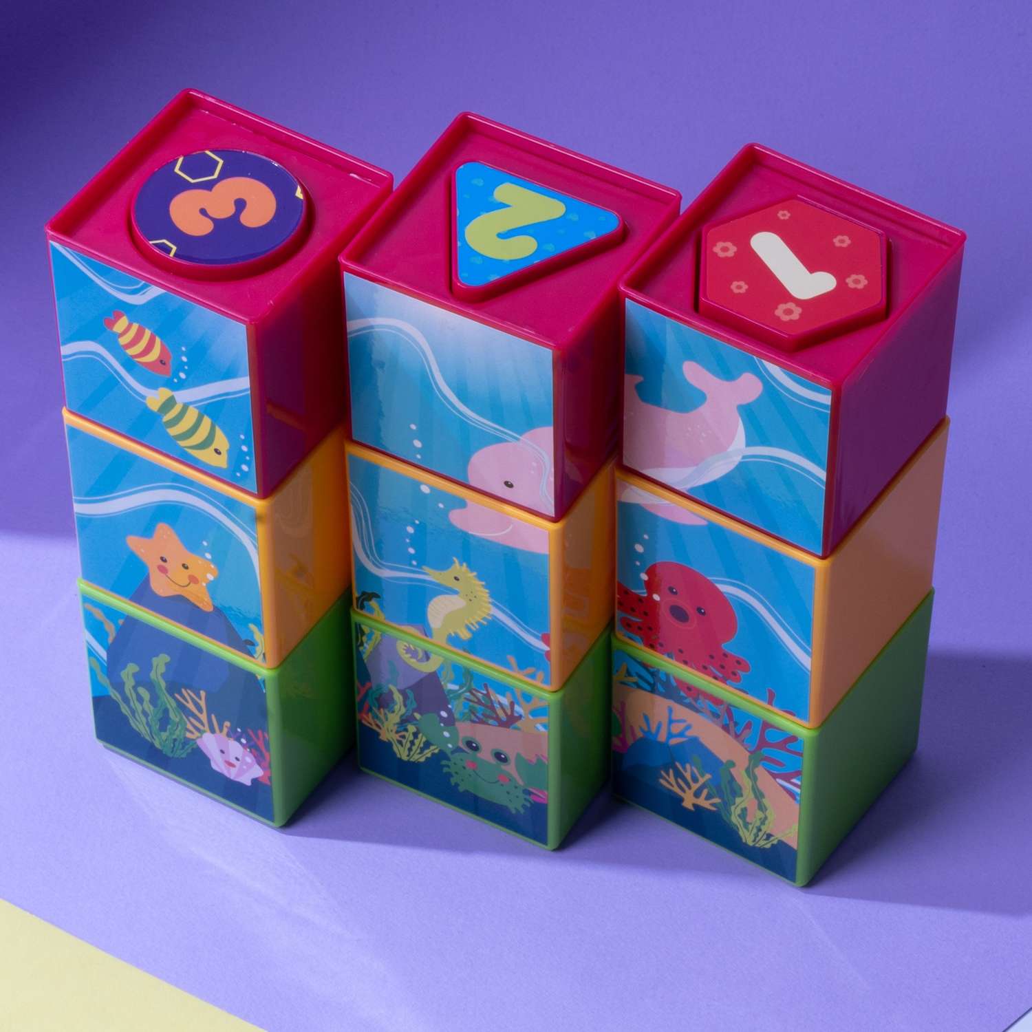 Сортер - пазл для малышей Little Hero Мир вокруг 9 кубиков LP3112 - фото 9