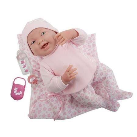 Кукла JC TOYS мягконабивная 39см La Newborn «18788»