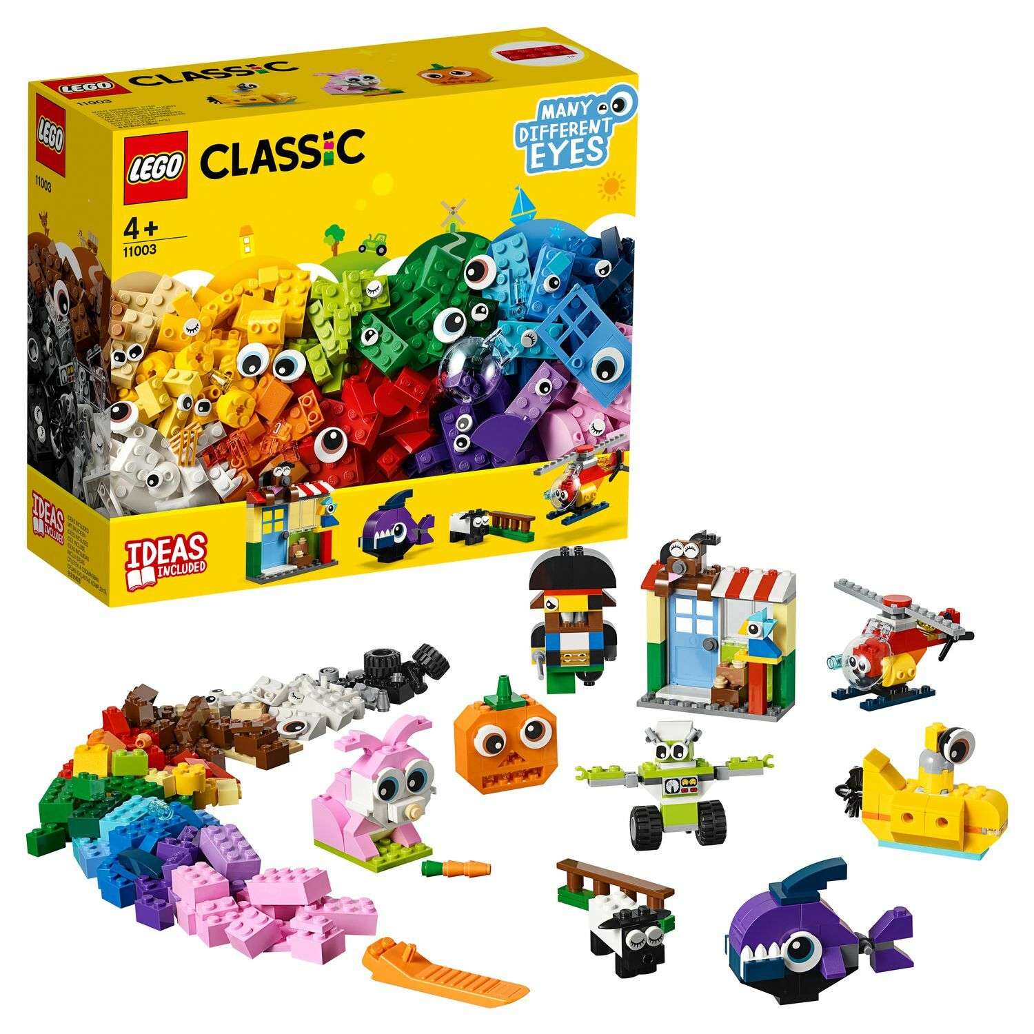 Конструктор LEGO Classic Кубики и глазки 11003 - фото 1