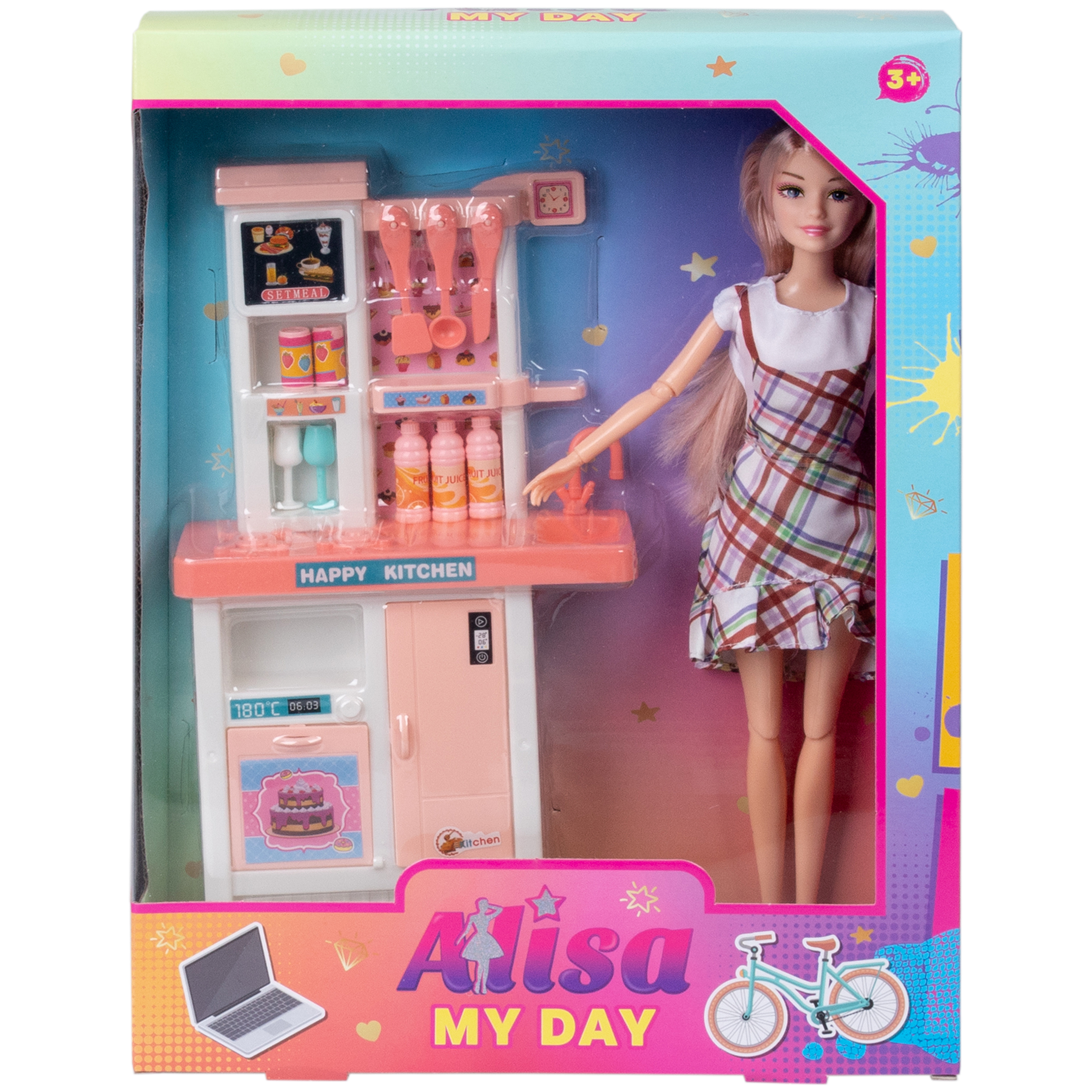 Кукла для девочки 1TOY Alisa My Day с длинными волосами и аксессуарами Т24510 - фото 3